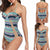 maillot de bain femme 2019 Summer Women's Print One-piece Swimsuit Fashion Swimwear Beachwear Bikini maillot de bain femme