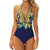 maillot de bain femme 2019 Women Backless Sexy Print Swimwear Beachwear Siamese Swimsuit Bikini maillot de bain femme one piece