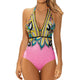 maillot de bain femme 2019 Women Backless Sexy Print Swimwear Beachwear Siamese Swimsuit Bikini maillot de bain femme one piece