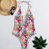 maillot de bain femme 2019 Women Floral Print Beach Swimsuit Swimwear Bathing Monokini Padded Bikini maillot de bain femme