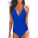 maillot de bain femme 2019 Women One Piece Push Up Printed Bikini Beach Bathing Monokini Swimsuit Swimwear maillot de bain femme
