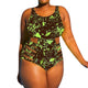maillot de bain femme 2019 Women Plus Size One-Piece Monokini Swimwear Push Up Bikini Swimsuit Beachwear maillot de bain femme