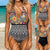 maillot de bain femme 2019 Women Summer Backless Print Swimwear Beachwear Siamese Swimsuit Bikini maillot de bain femme