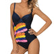 maillot de bain femme 2019 Women Summer Backless Sexy Print Swimwear Beachwear Siamese Swimsuit Bikini maillot de bain femme