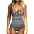 maillot de bain femme 2019 Women Summer Backless Sexy Print Swimwear Beachwear Siamese Swimsuit maillot de bain femme