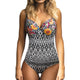 maillot de bain femme 2019 Women Summer Backless Sexy Print Swimwear Beachwear Siamese Swimsuit maillot de bain femme