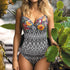 maillot de bain femme 2019 Women Summer Backless Sexy Print Swimwear Beachwear Siamese Swimsuit maillot de bain femme