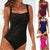 maillot de bain femme 2019 Women Summer Backless Sexy Solid Swimwear Beachwear Siamese Swimsuit Bikini maillot de bain femme