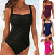 maillot de bain femme 2019 Women Summer Backless Sexy Solid Swimwear Beachwear Siamese Swimsuit Bikini maillot de bain femme