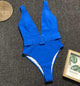 neon deep v one piece swimwear women buckle belt swimsuit maillot de bain femme 2019 beachwear swim bathing suit women monokini