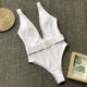 neon deep v one piece swimwear women buckle belt swimsuit maillot de bain femme 2019 beachwear swim bathing suit women monokini