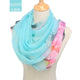 new arrival 2017 spring and autumn chiffon women scarf polyester geometric pattern design long soft silk shawl QQS003