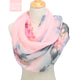 new arrival 2017 spring and autumn chiffon women scarf polyester geometric pattern design long soft silk shawl QQS003