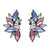 new mixed wholesale trendy vintage prevail design stylish crystal elegant customizedfashion stud Earrings for women fashion 36