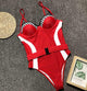 sexy belt bikini 2019 push up swimwear underwire one piece swimsuit ladies bathing suit women leopard snake patchwork bikinis