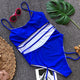 sexy chic bandage bathing suit women cut out one piece swimsuit 2018 new solid swimwear beachwear swimming bathing suit badpak