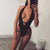 sexy neon one piece swimwear deep v swimming bathing suit for women long braided bandage swimsuit badpak costumi da bagno donna