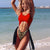 tassel swimwear women one piece swimsuit 2019 sexy mid cut bikini hollow out bathing suit monokini maillot de bain femme badpak