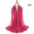women plain bubble chiffon scarf hijab wrap printe solid color shawls headband muslim hijabs scarves/scarf 47 colors