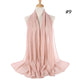 women plain bubble chiffon scarf hijab wrap printe solid color shawls headband muslim hijabs scarves/scarf 47 colors