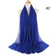 women plain bubble chiffon scarf hijab wrap printe solid color shawls headband muslim hijabs scarves/scarf 47 colors