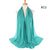 women plain bubble chiffon scarf hijab wrap printe solid color shawls headband muslim hijabs scarves/scarf 47 colors