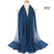 women plain bubble chiffon scarf hijab wrap printe solid color shawls headband muslim hijabs scarves/scarf 47 colors