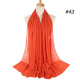 women plain bubble chiffon scarf hijab wrap printe solid color shawls headband muslim hijabs scarves/scarf 47 colors
